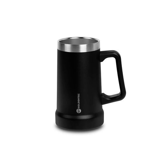 Caneca Térmica Goldentec Thermos Beer 730ml Preta