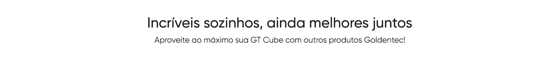 Caixa de Som Bluetooth TWS Goldentec GT Cube