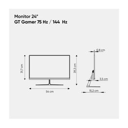 Kit-PC-Gamer-Intel®-Core™-I5-8GB-SSD-240GB-Goldentec---Monitor-Gamer-24----Teclado---Mouse---Mousepad