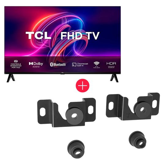Smart-TV-32--TCL-LED-Full-HD-32S5400AF-Android-TV-2-HDMI-1-USB---Suporte-Fixo-para-TV-Monitor-de-10--a-85--Goldentec