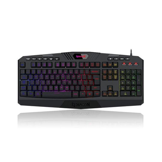 Teclado Gamer Membrana Redragon Harpe, RGB, Preto - K503RGB