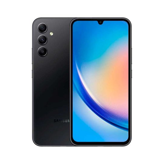 Smartphone-Samsung-Galaxy-A34-128GB-5G-Tela-6.6--Dual-Chip-6GB-RAM-Camera-Tripla-48MP---Selfie-13MP-Bateria-de-5000mAh-Preto