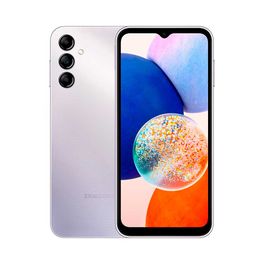 Smartphone-Samsung-Galaxy-A14-128GB-4GB-RAM-Tela-66--Camera-Tripla-Traseira-50MP-Selfie-13MP-Bateria-5000mAh-Prata