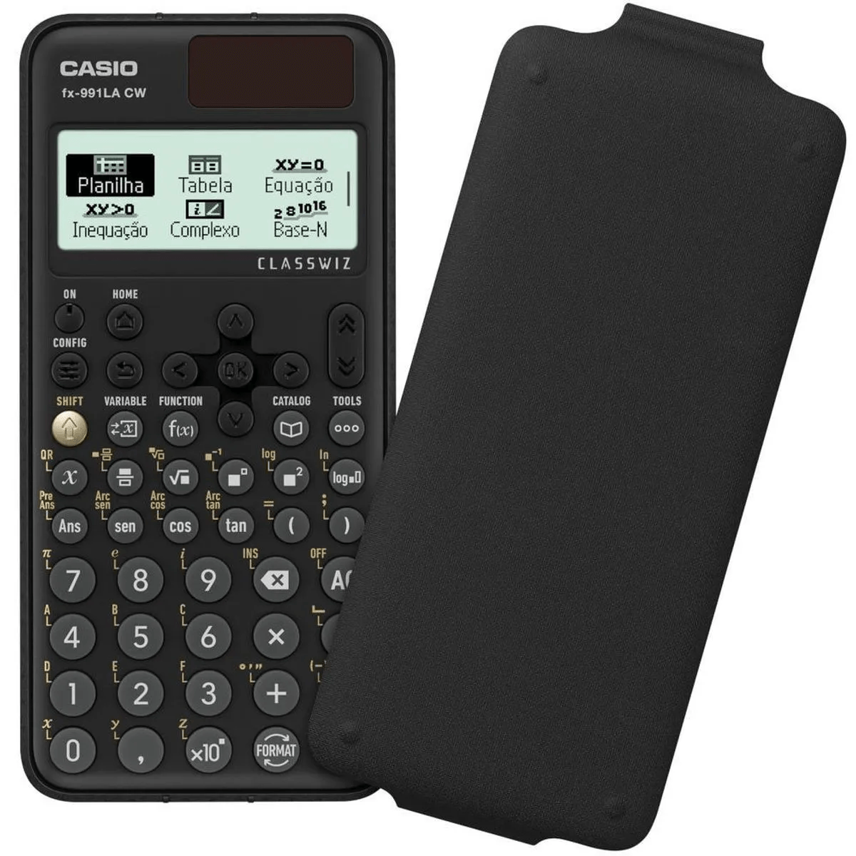 Calculadora Científica Casio, 550 Funções, 13 Aplicativos, Preta FX-991LACW-W4-DT