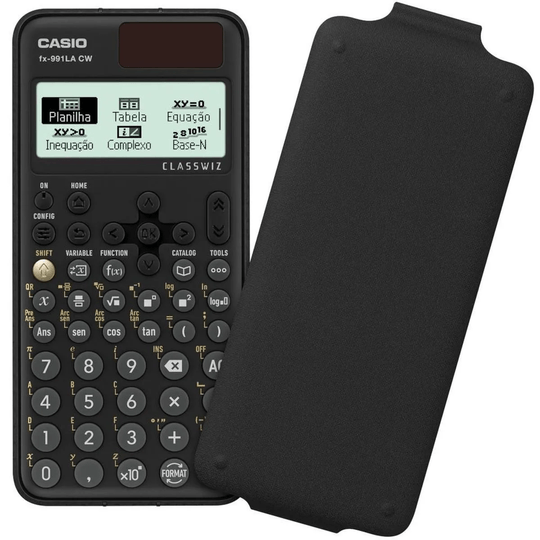 Calculadora Científica Casio, 550 Funções, 13 Aplicativos, Preta - FX-991LACW-W4-DT