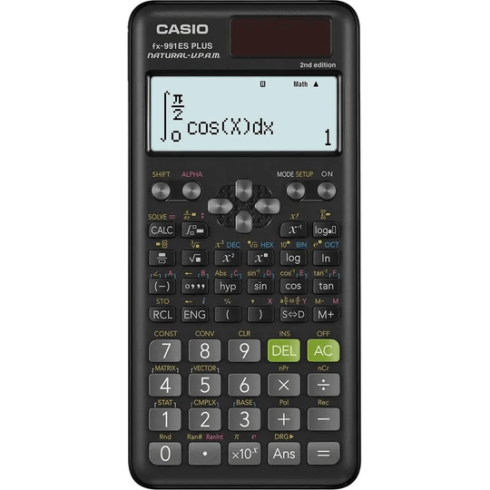 Calculadora Científica Casio Preta - FX-991ESPLUS-2W4DT