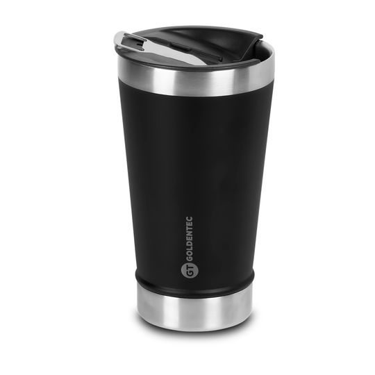 Copo Térmico Goldentec GT Beer 540ml Preto