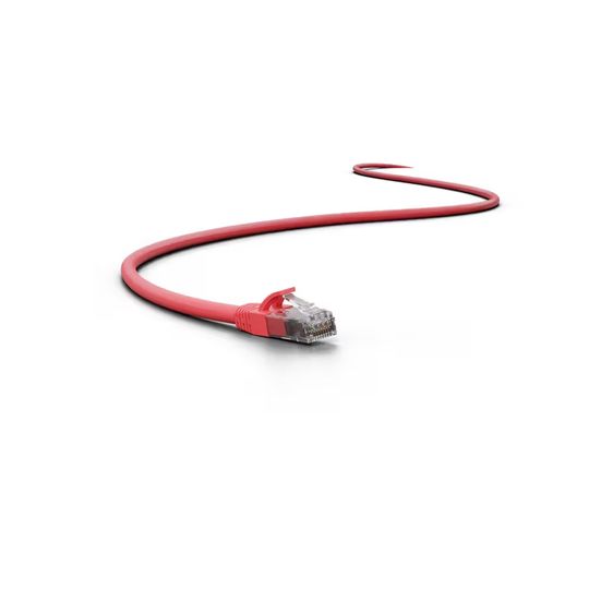 Patch Cord Impact Intelbras, LAN UTP CAT5E 4P, 1 Metro, Vermelho - 4830102