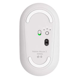 Mouse-Sem-Fio-Logitech-Pebble-2-M350s-USB-Logi-Bolt-ou-Bluetooth-e-Pilha-Inclusa-com-Clique-Silencioso-Branco---910-007047
