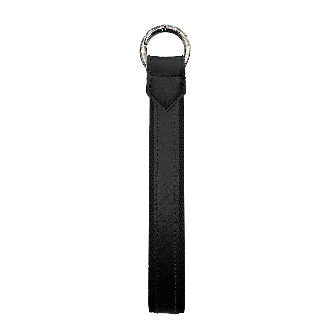 Alça para garrafa com argola em metal resistente - Preto | Goldentec
