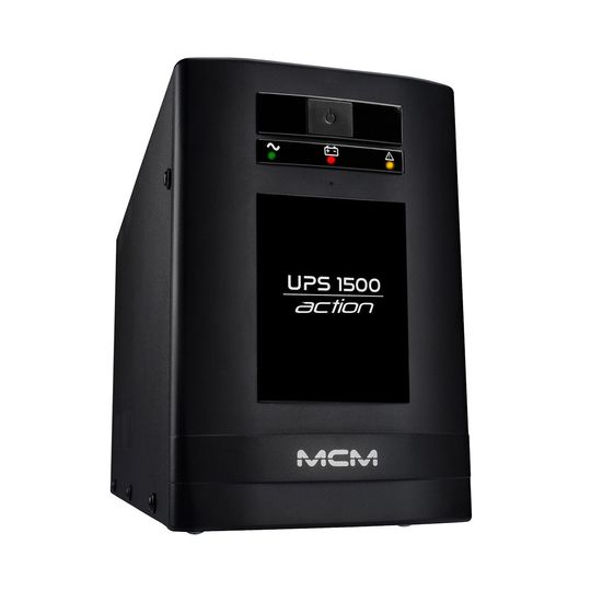 Nobreak MCM UPS 1500VA Action 3.1 Fit, Trivolt 115/127/220V