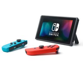 Nintendo-Switch-LCD---Mario-Kart-8-Deluxe---Joy-Com-Neon-Blue-e-Neon-Red---Garrafa-Termica-Inox-750ml-Goldentec-Azul-Marinho