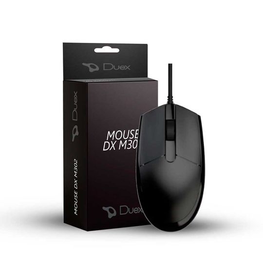 Mouse-DUEX-DX-M302-USB-1000-DPI-Preto