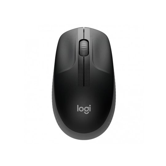 Mouse Sem Fio Logitech M190 USB 3 Botões 1000DPI, Cinza