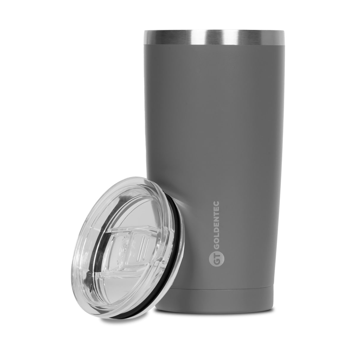 Copo Térmico Thermos Goldentec Inox 600ml Cinza