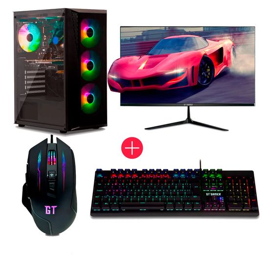 PC-Gamer-Intel-Core-i5-10400-8GB-SSD-240GB-Linux-Goldentec---Monitor-Gamer-24--GT-75Hz-1ms---Teclado-Gamer-GT-Mecanico-LED-RGB---Mouse-Gamer-Space-GT