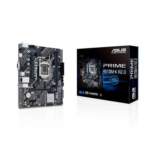 Placa Mãe Asus Prime H510M-K R2.0 LGA1200 DDR4