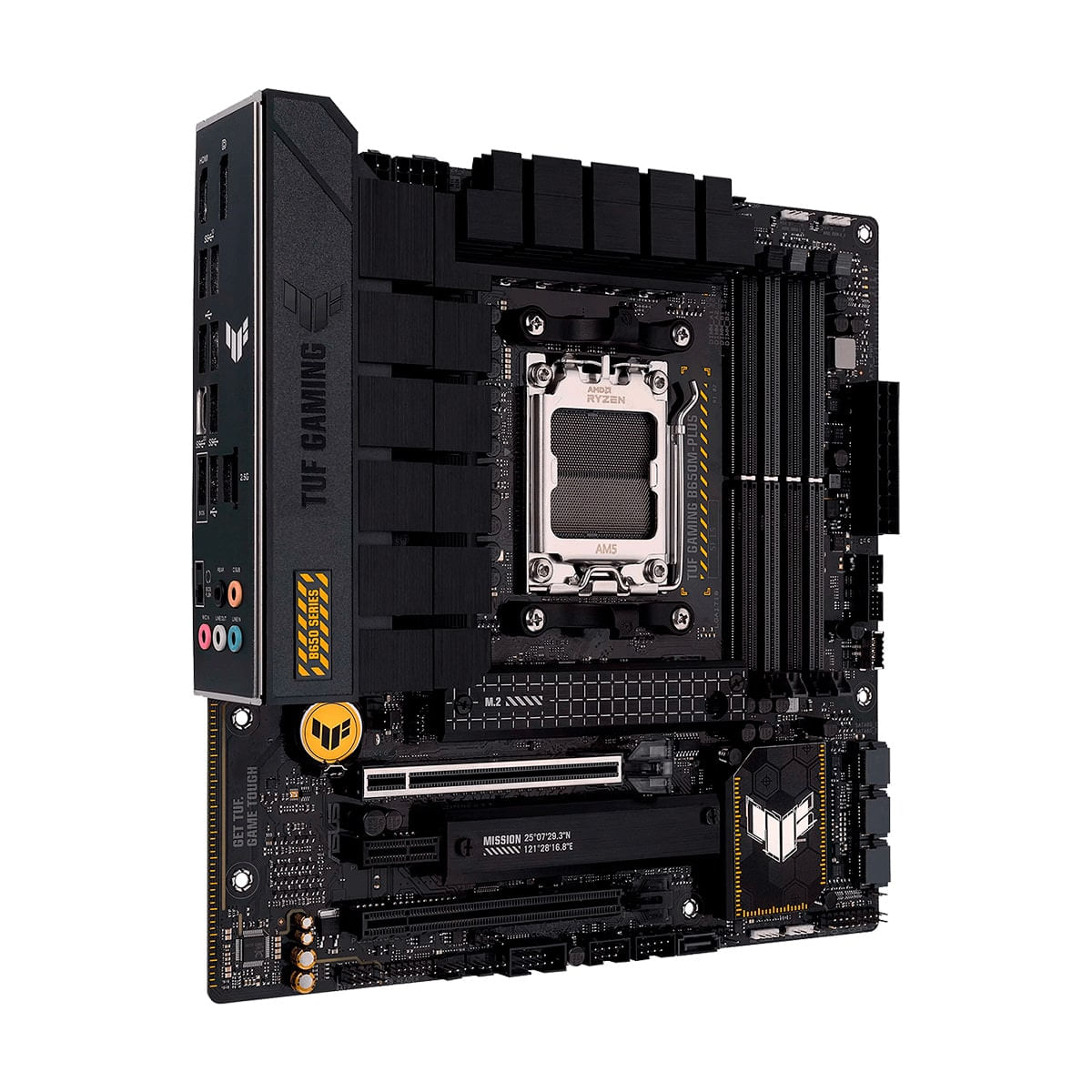Placa Mãe Asus TUF Gaming B650M-PLUS AMD Ryzen AM5, mATX, DDR5 - 90MB1BG0-C1BAY0