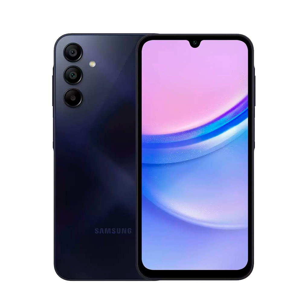 Smartphone Samsung Galaxy A15 256GB, 8GB de RAM Tela 6,5, Câmera Traseira Tripla + Selfie de 13MP, Bateria de 5000mAh, Azul Escuro