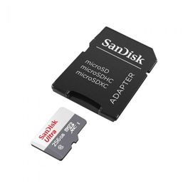 Cartao-de-Memoria-SanDisk-Micro-SD-256GB---Adaptador-CL10---SDSQUNR-256G-GN6TA