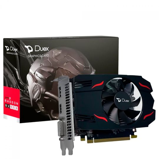 Placa de Vídeo Gamer Duex AMD Radeon RX550, 4GB, DDR5, 128-bit