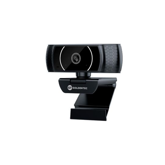 Webcam Goldentec Full HD 1080p 30fps com Microfone Integrado