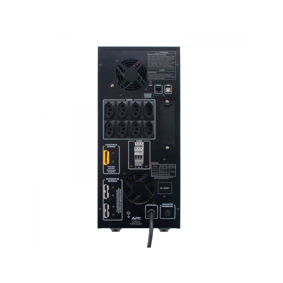 NNobreak APC SMC3000XLI-BR Smart-UPS 3.0KVA (3000VA) 220V