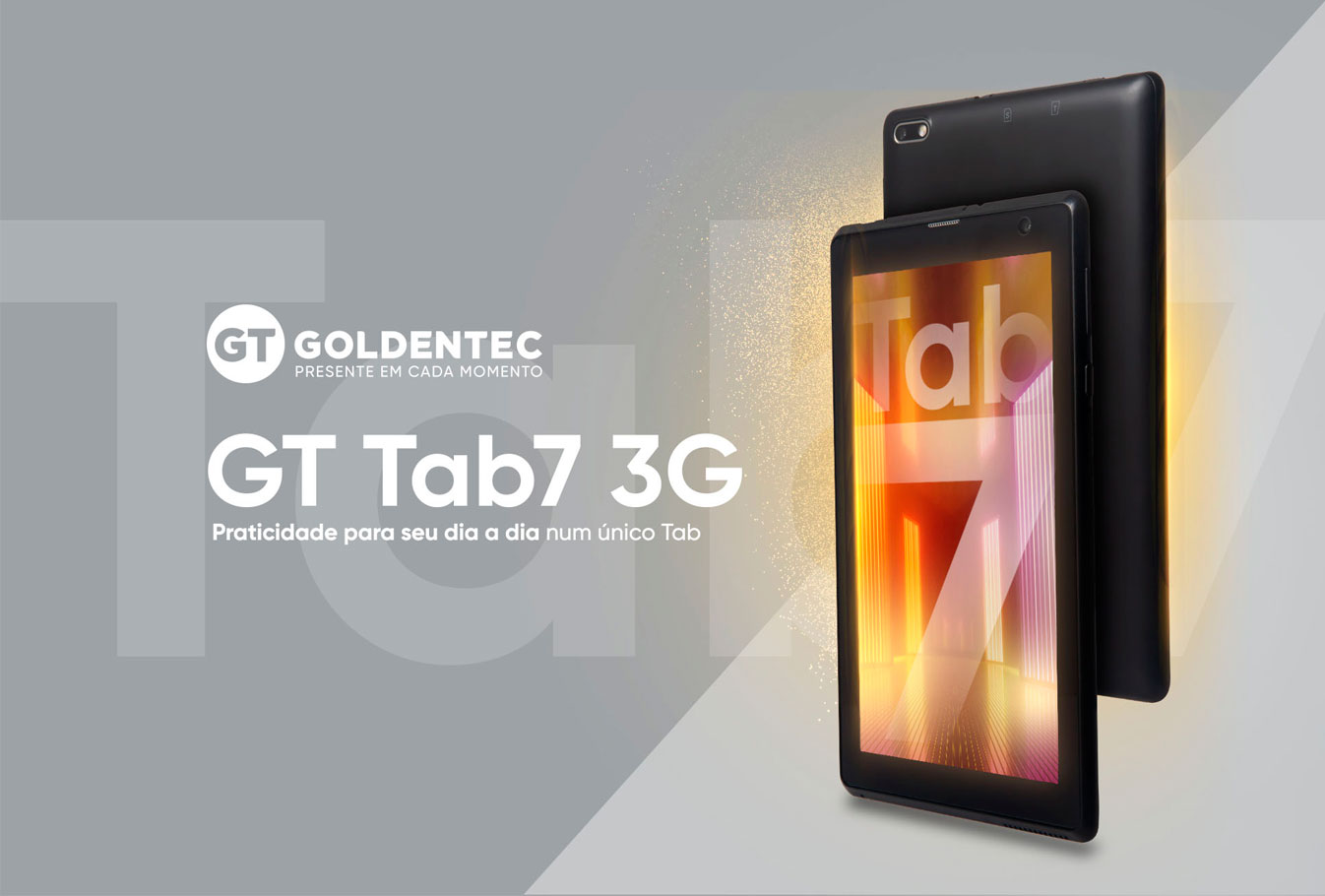 Tablet Goldentec Tab7 3G 2GB + 32GB 7 Android com Google Kids Space | GT