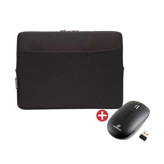 Kit Mouse Sem Fio USB Comfort | Goldentec + Case para Notebook 14.1