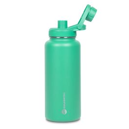 Garrafa-Termica-Goldentec-Inox-1000-ml-para-bebidas-quentes-ou-frias-com-tampa-com-bico-e-base-emborrachada---Verde-Claro