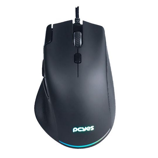 Mouse Gamer PCYes Zyron RGB, USB, 12800DPI, 7 Botões