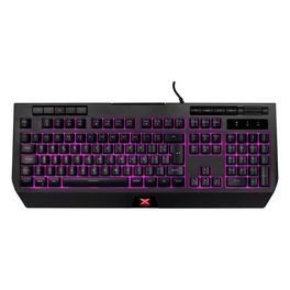 Teclado-Gamer-Vinik-Protector-LED-Multimidia-USB-Preto