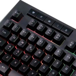 Teclado-Gamer-Vinik-Protector-LED-Multimidia-USB-Preto