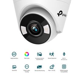 Camera-de-Seguranca-TP-Link-VIGI-C430-IP-Interna-Turret-3MP-Colorida-PoE