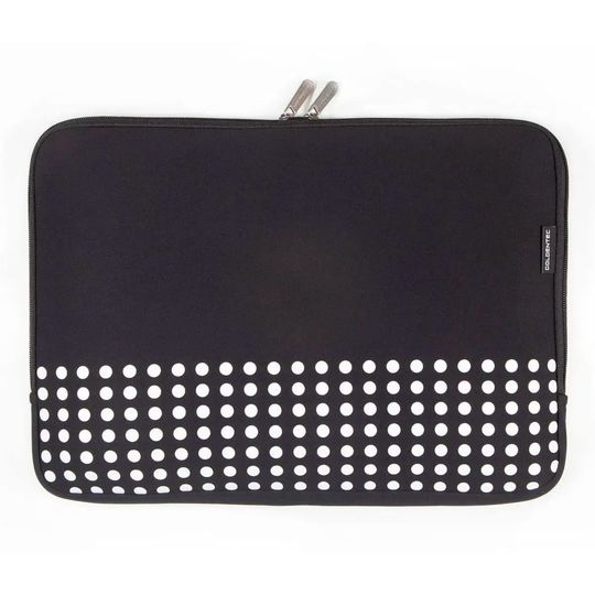 Case para Notebook 15" Goldentec Poá Neoprene Branca
