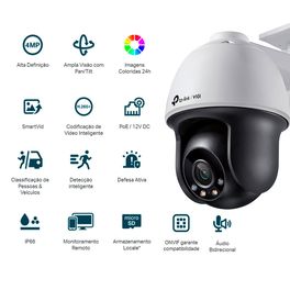 Camera-de-Seguranca-Externa-TP-Link-VIGI-C540-IP-Pan-Tilt-4MP-Colorida-IA-PoE