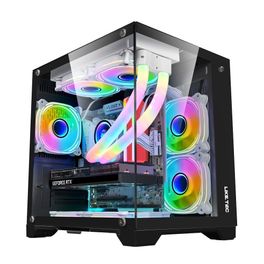 Gabinete-Gamer-Sem-Fonte-Liketec-Mini-Tower-Vidro-Temperado-M-ATX-3x-Fan-240m-USB-3.0-Preto---Cube-Dasha-RGB