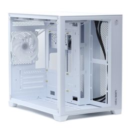 Gabinete-Gamer-Liketec-Sem-Fonte-RGB-4x-Fan-Vidro-Temperado-Micro-ATX-Branco---Cube-Kirra-Snow-RGB