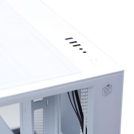 Gabinete-Gamer-Liketec-Sem-Fonte-RGB-4x-Fan-Vidro-Temperado-Micro-ATX-Branco---Cube-Kirra-Snow-RGB