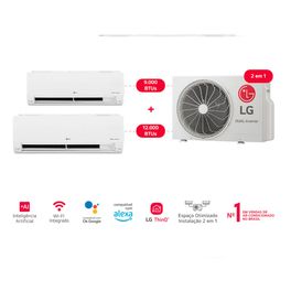 Ar-Condicionado-Inverter-9000---12000-Btus-LG-Dual-Inverter-Voice--AI-Bi-Split-Frio--2-Evaporadoras-9.000-12.000--220V