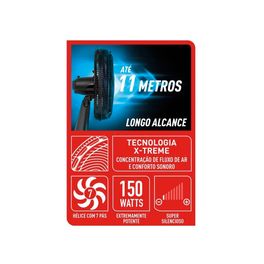 Ventilador-de-Coluna-Arno-40CM-X-treme-7-VE7C--7-Pas-150W-Preto-220V