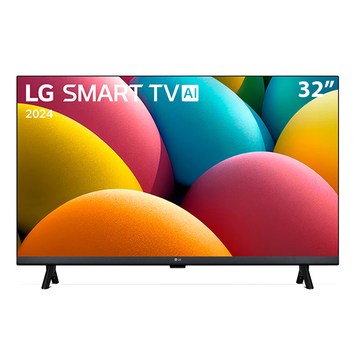 Smart TV 32 LG HD 32LR600BPSA 2024, ThinQ AI, Smart Magic, Alexa