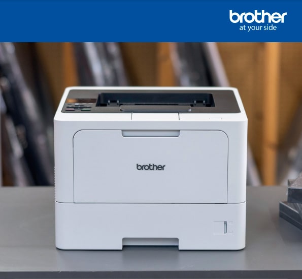 Impressora Laser Monocromática Brother HLL5212DW, Wireless, USB 2.0