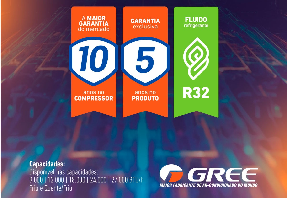 Ar Condicionado Inverter 27000 Btus Gree G-Classic Frio 220V