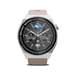 Smartwatch-Goldentec-GT-Classic-Tela-Full-Touch-128--IP67-Bluetooth-5.0-Bege