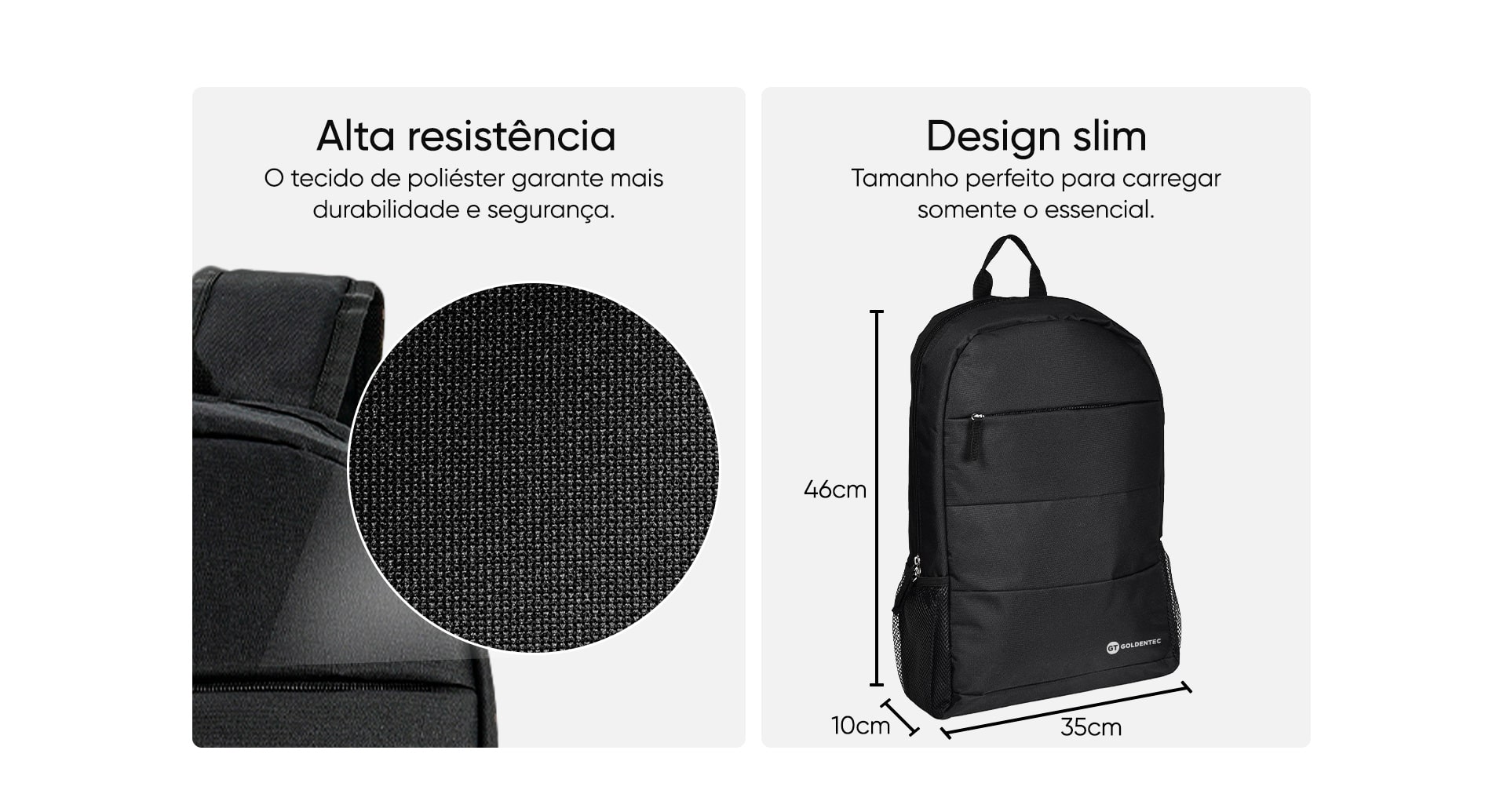 Mochila para Notebook 15.6 Goldentec GT Slim