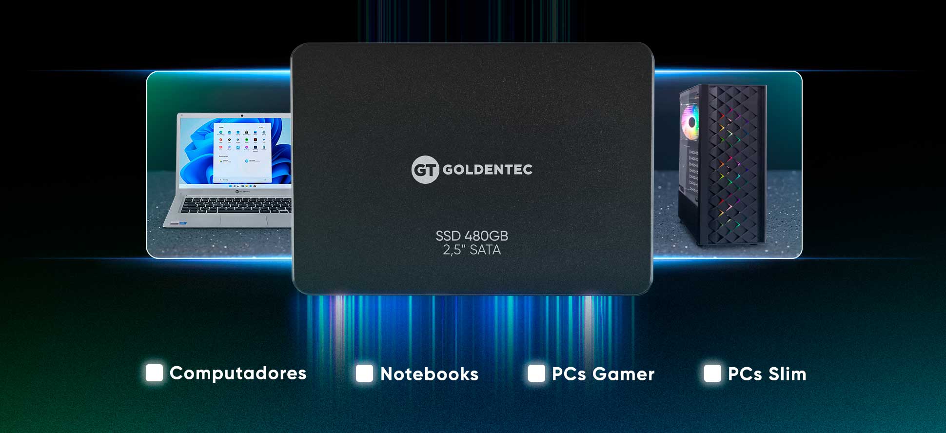 SSD 480GB Goldentec SATA III | Goldentec