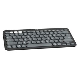 Teclado-Sem-Fio-Logitech-Pebble-Keys-2-K380s-Slim-Bluetooth-Grafite