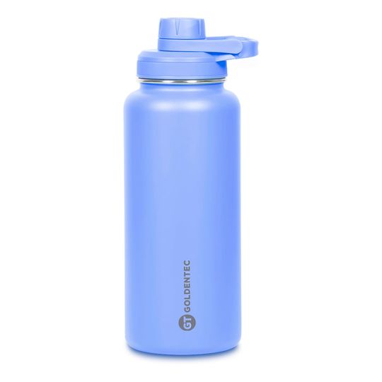 Garrafa-Termica-Goldentec-Inox-1000ml-Lilas-para-bebidas-quentes-ou-frias-com-tampa-com-bico-e-base-emborrachada