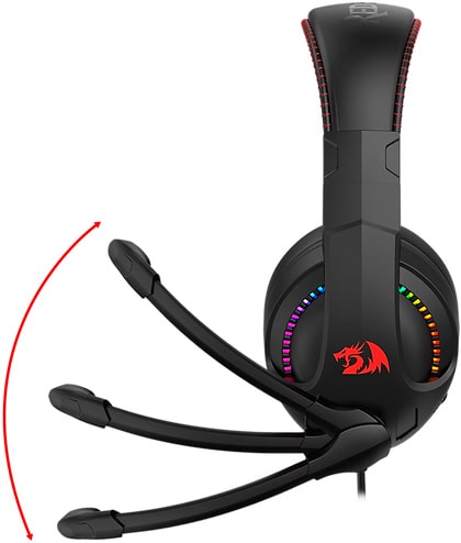 Headset Gamer Redragon Cronus, RGB, USB e P3 - Preto